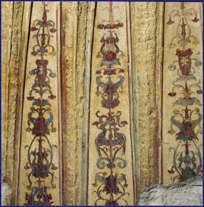 Fresque à l'intérieur de la Domus Aurea - Salle Achile