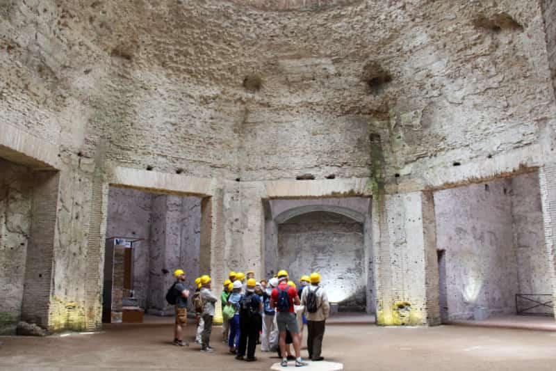 Salle octogonale dans la Domus Aurea - Crédit-photo_Flickr-Fred Romero