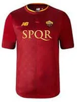 Maillot de l'AS Roma avec le sigle SPQR