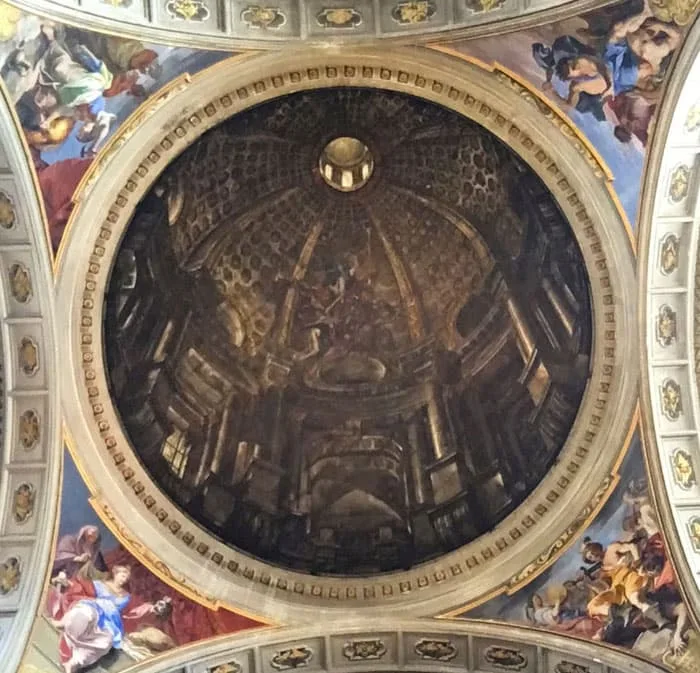 Coupole à plat Sant'Ignazio