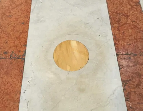 Disque jaune Sant'Ignazio