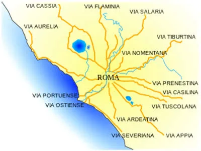 Les voies romaines