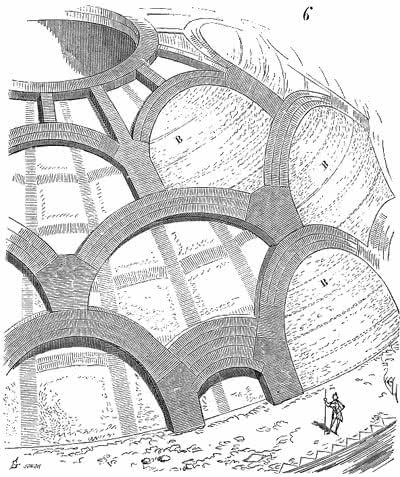 Arc décharge Coupole Pantheon Rome