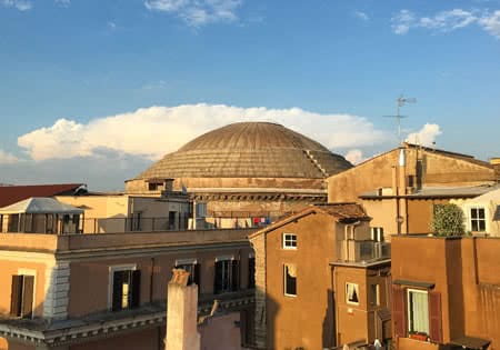 Coupole Pantheon toits Rome
