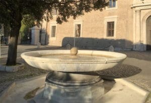 Fontaine boulet canon