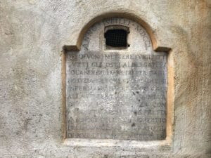 Boite denonciation Piazza Coppelle