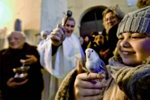 Bénédiction des animaux à Rome
