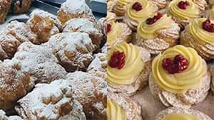 Difference zeppole / bigne di san giuseppe