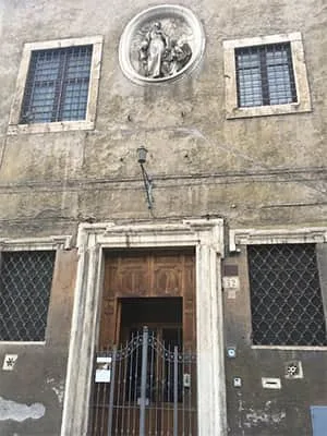Entree monastere des Oblates Rome