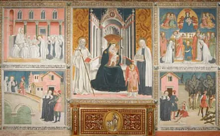 Fresque monastere des Oblates Rome