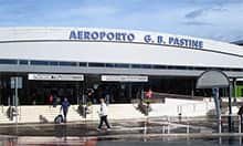 Entrée de l'aéroport Ciampino à Rome
