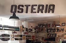 Intérieur d'une Osteria à Rome