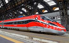 Train Frecciarossa en gare de Rome Termini