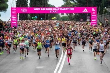 Depart semi marathon de Rome