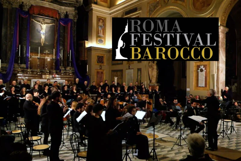 Concert de musique baroque oratoire pendant Roma Festival Barocco